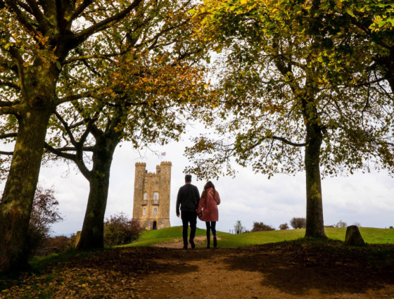 Walking at Broadway Tower based in Worcestershire UK