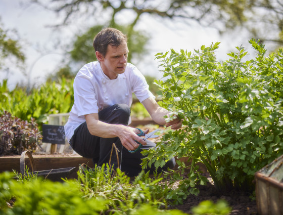 Chef Chris Simpson Pensons Restaurant Worcestershire