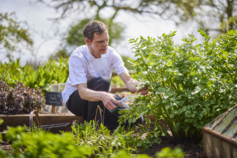 Chef Chris Simpson Pensons Restaurant Worcestershire