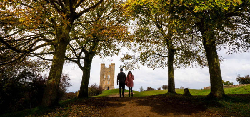 Walking at Broadway Tower based in Worcestershire UK