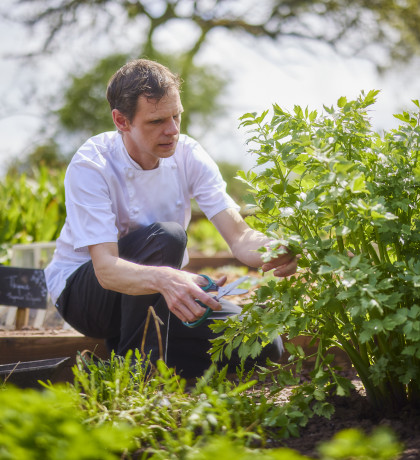 Chef Chirs Simpson Pensons Restaurant Worcestershire